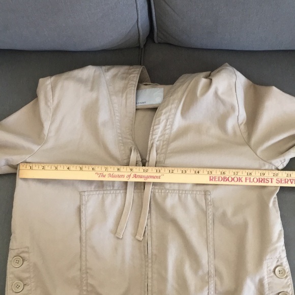 OLD NAVY Tan zipper jacket with hood - Picture 11 of 12